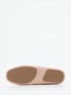 Damen Sioux – Pantolette aus Veloursleder Rosébeige