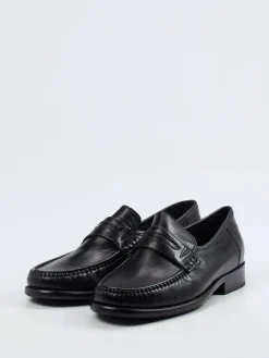 Herren Sioux – Penny Loafer aus Kalbleder