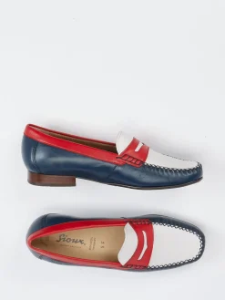 – Penny Loafer aus Kalbleder im Marine-Look*Sioux Discount
