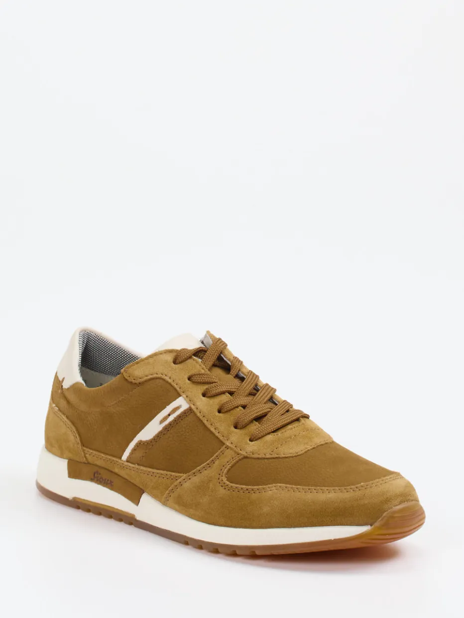 – Retro-Sneaker aus Veloursleder cognac*Sioux Clearance