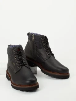 Herren Sioux – Schnürboots aus Glattleder anthrazit