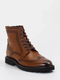 Herren Sioux – Schnürboots aus Kalbleder mittel