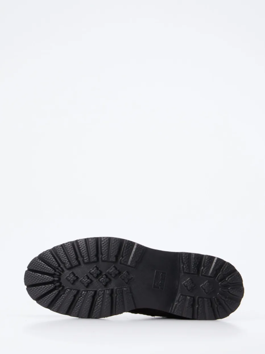 Herren Sioux – Schnürboots aus Veloursleder dunkelbraun