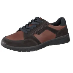 Herren Sioux – Schnürsneaker aus Fettleder dunkel