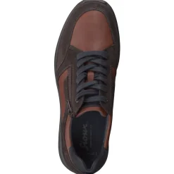 Herren Sioux – Schnürsneaker aus Fettleder dunkel