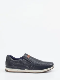 Herren Sioux – Slip-On-Sneaker aus Leder Dunkel