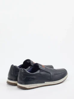 Herren Sioux – Slip-On-Sneaker aus Leder Dunkel