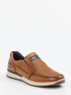 – Slipper aus Leder in Cognac*Sioux Sale