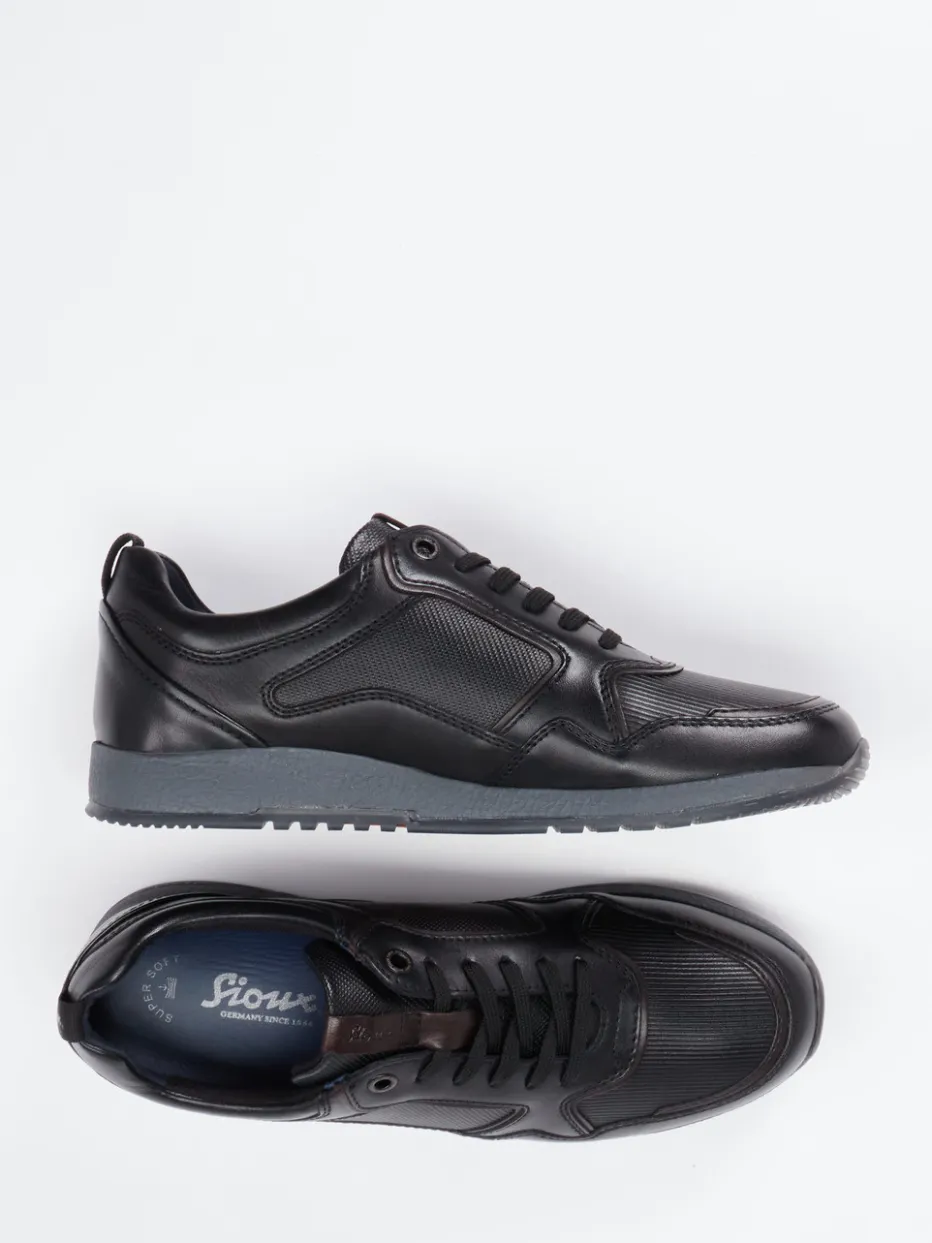 – Sneaker aus geprägtem Leder*Sioux Sale