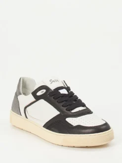 – Sneaker aus Kalbleder mit Metallic-Ferse*Sioux Sale