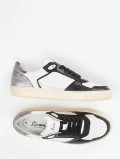 – Sneaker aus Kalbleder mit Metallic-Ferse*Sioux Sale