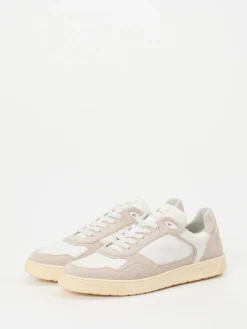 – Sneaker aus Kalbleder und Veloursleder Offwhite*Sioux Outlet