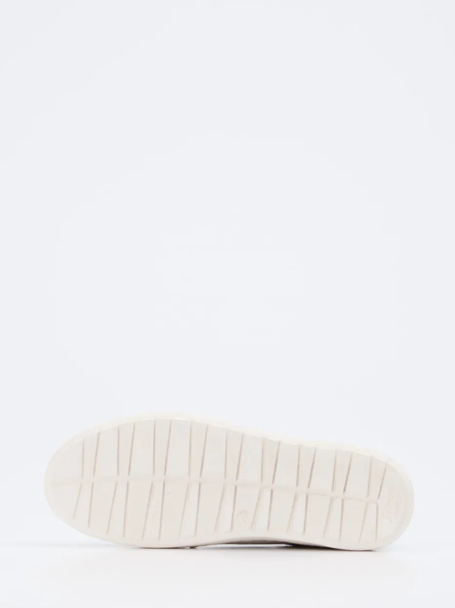 – Sneaker aus Metallic-Leder in Offwhite*Sioux Hot