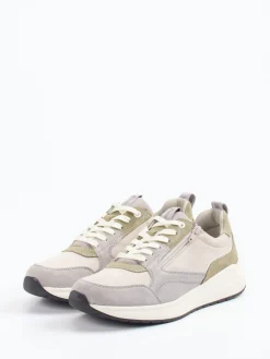 – Sneaker aus Veloursleder in Beige*Sioux Discount