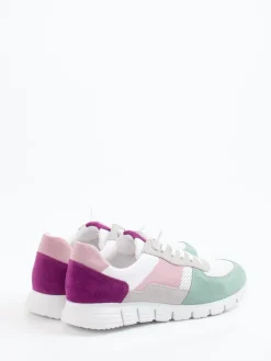 – Sneaker aus Veloursleder und Mesh*Sioux Discount