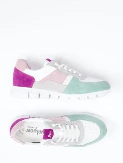 – Sneaker aus Veloursleder und Mesh*Sioux Discount