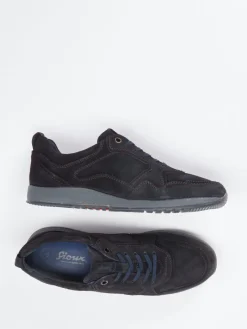 Herren Sioux – Sneaker aus Veloursleder in Nacht