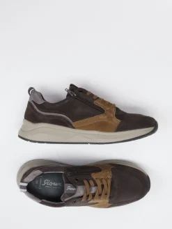 – Sneaker aus Veloursleder Dunkel*Sioux Discount