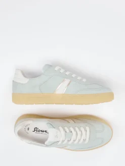 – Sneaker aus Veloursleder Pastell*Sioux New