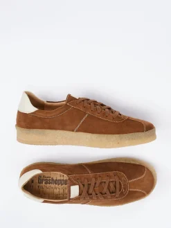 – Sneaker aus Veloursleder in Rost*Sioux Sale