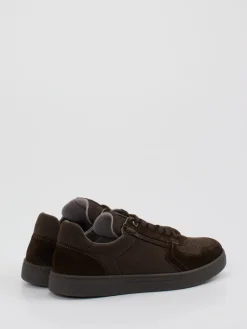 – Sneaker aus Veloursleder Dunkel*Sioux Outlet