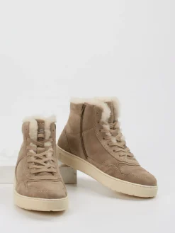 – Stiefeletten aus Veloursleder sand*Sioux Hot