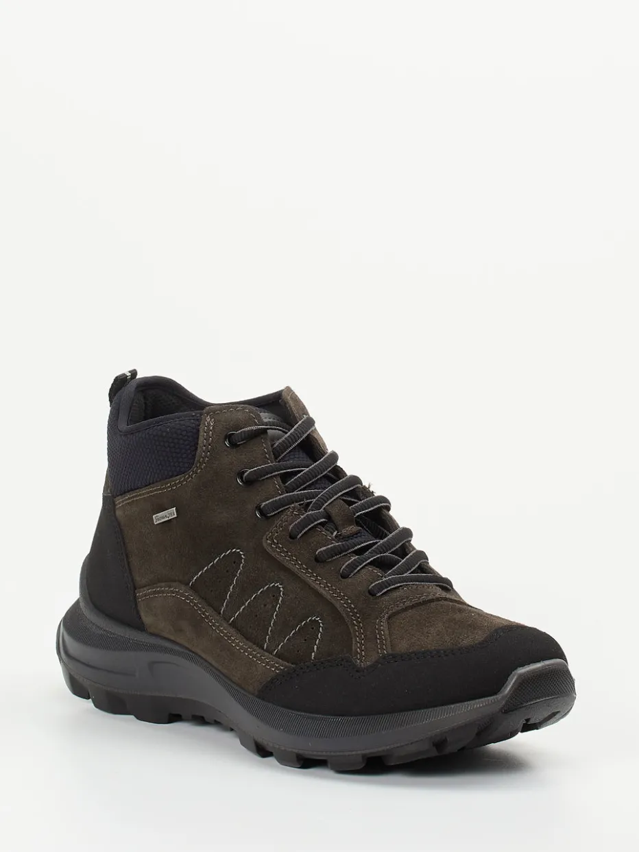 Herren Sioux – Wanderschuhe aus Veloursleder Dunkel