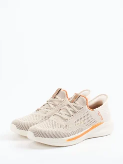 – Slip-On Sneaker aus Textilstrick Beige*Skechers Hot