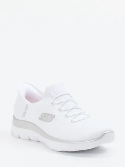 Damen Skechers – Slip-On Sneaker aus Textilmesh