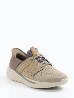 Herren Skechers – Slip-On Sneaker aus Textil in