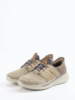 Herren Skechers – Slip-On Sneaker aus Textil in