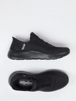 Damen Skechers – Slip-On Sneaker aus Textil