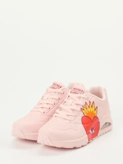 – Sneaker aus Leder in Pastellrosa*Skechers Online