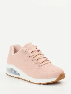 Damen Skechers – Sneaker aus Synthetik in Rosé