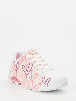 Damen Skechers – Sneaker aus Synthetik mit Herzprint