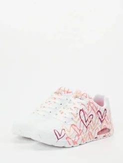 Damen Skechers – Sneaker aus Synthetik mit Herzprint