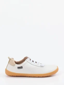 Damen Snipe – Barfuß-Sneaker aus Hirschleder Offwhite
