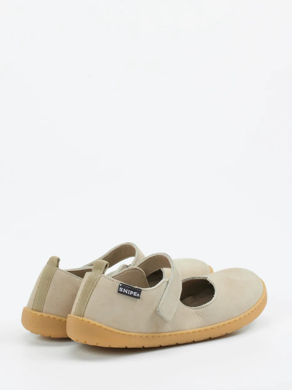 – Mary Janes aus Nubukleder in grau*Snipe