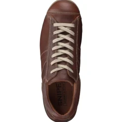 Herren Snipe – Sneaker aus Kalbleder cognac