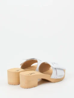 – Clogs aus Lammleder mit Holzsohle*Softclox Outlet