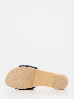 Damen Softclox – Clogs aus Veloursleder in Dunkel