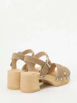 – Clogsandalen aus Veloursleder*Softclox Online