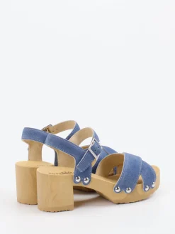 – Sandale aus geprägtem Leder in*Softclox Sale