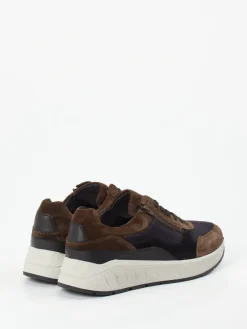 – Chunky Sneaker aus Veloursleder -Navy*Solidus Discount