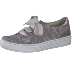 Damen Solidus – Freizeitsneaker aus Textil in Rosé-Metallic