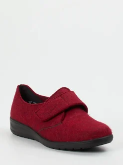 Damen Solidus – Hausschuh aus Filz in Bordeaux