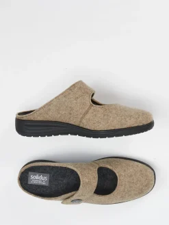 – Hausschuh aus Wollfilz in braun*Solidus Sale
