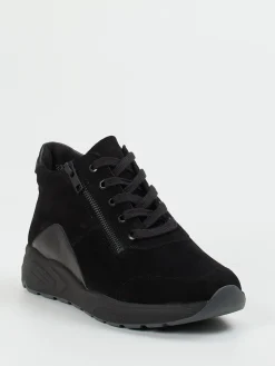 – High-Top Sneaker aus Nubukleder*Solidus