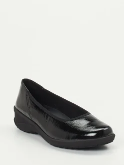 Damen Solidus – Komfort-Ballerinas aus Lackleder