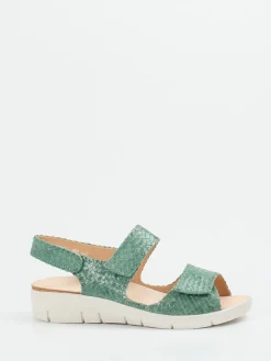 – Komfortsandale aus Flechtleder salbei*Solidus Sale